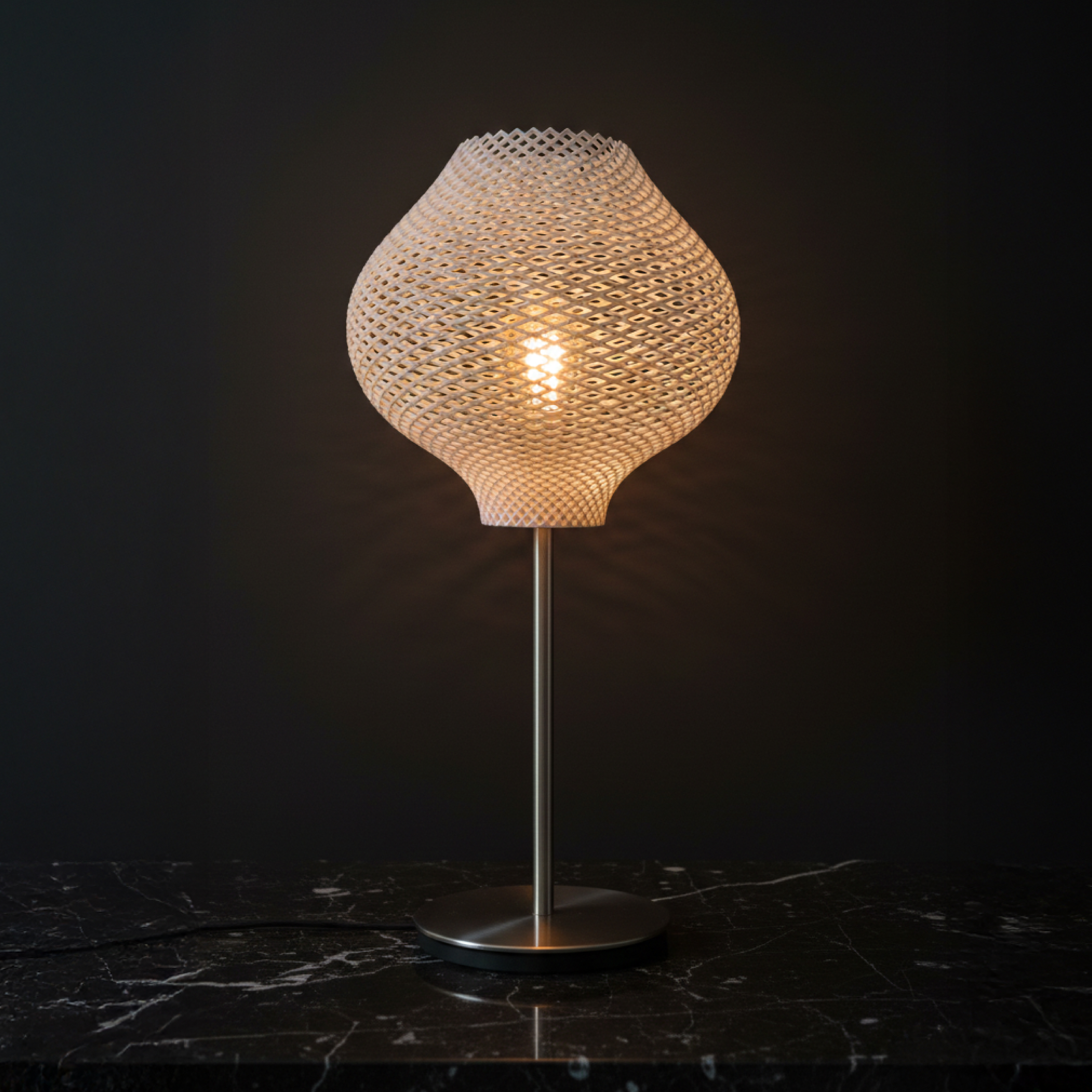 온새 파라메트릭 네더 LED조명 2200K 패턴 3D프린팅 무드등 조명 전구색 2W Netter